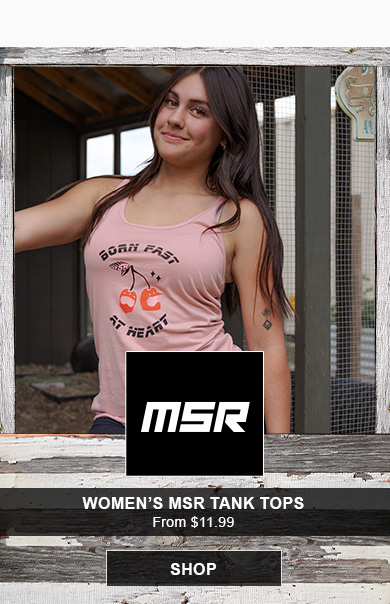 MSR Women's MSR Tank Tops, from eleven dollars and ninety nine cents, SHOP